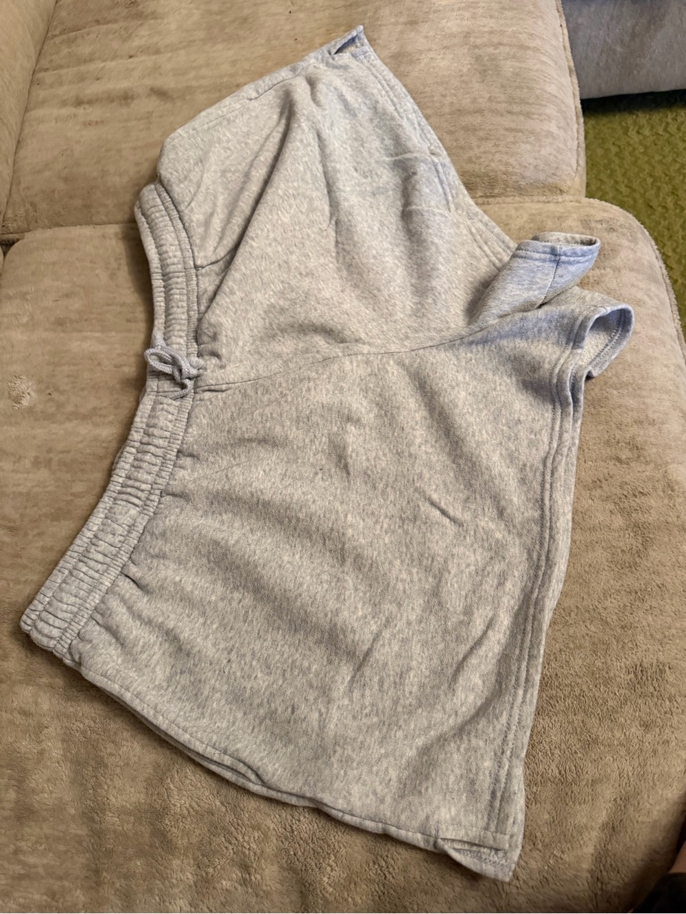 No Boundaries Light Gray Athletic Shorts